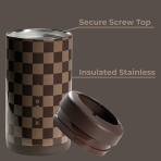 Autumn Checkers Can Cooler (Slim) - Image 5
