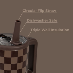 Autumn Checkers Traveler (20oz) - Image 5