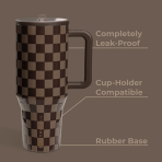 Autumn Checkers Traveler (32oz) - Image 4