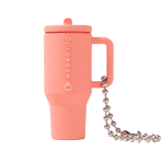 Summer Peach Traveler Keychain