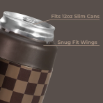 Autumn Checkers Can Cooler (Slim) - Image 6